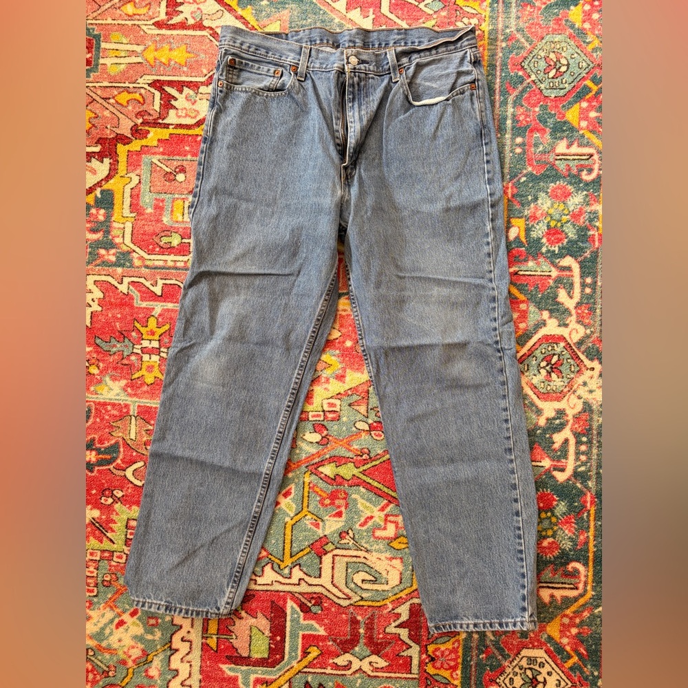 Levi's Men's Straight Jeans in Faded Blue